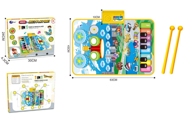 3in1 Electronic Kids Musical Jazz Play Mat